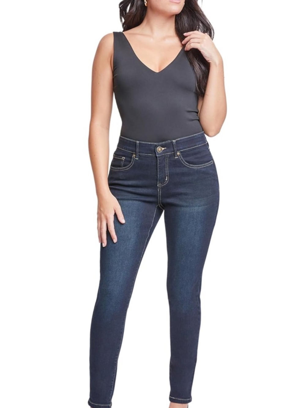 Royalty For Me Dark Blue Skinny Jeans - Women